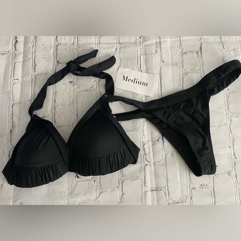 Black, sexy two piece